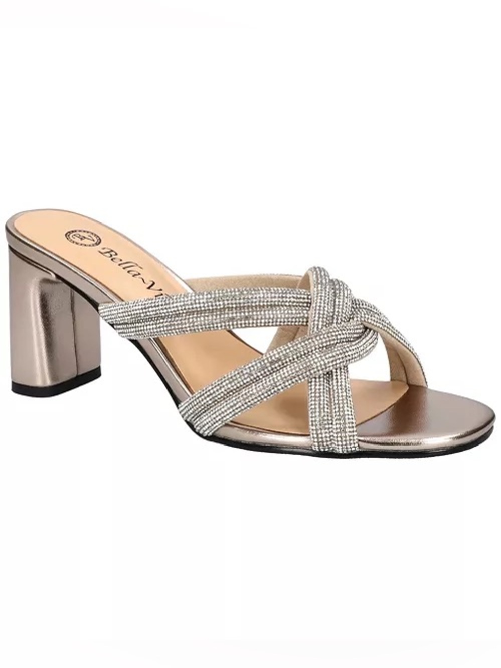 Bella Vita Carmen Heeled Slip On Sandals 8